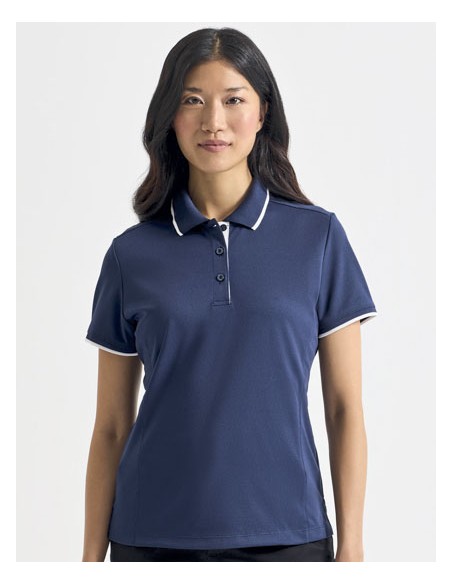 PRE-PR619-Womens Contrast Coolchecker® Polo 2